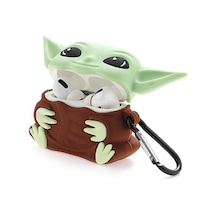 Airpods Pro 2. Nesil Uyumlu Figürlü Darbe Emici Silikon Kulaklık Kılıfı Baby Yoda Diğer