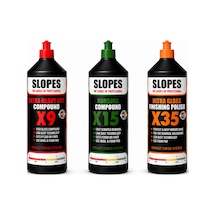 Slopes X9 Extra Kalın X15 İnce Pasta X35 Hare Giderici Seti 1 Lt