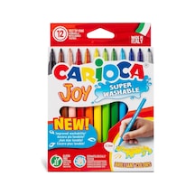 Carioca 12'li Joy Süper Yıkanabilir Keçeli Boya Kalemi / 40614