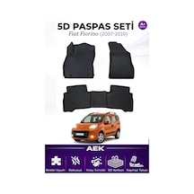 Fiat Fiorino Benzinli 2007+ Araca Özel Havuzlu "karbon" Paspas Ta