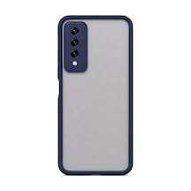 Newface Huawei Y9 Prime 2019 Kılıf Montreal Silikon Kapak - Lacivert Diğer