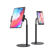 Ht-45 Metal Cep Telefonu Ve Tablet Standı Döner Başlıklı