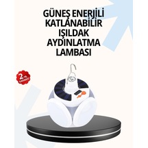 Katlanabilir 5 Kanatlı Solar Led Bahçe Ve Kamp Lambası Mh-hs8623-8173