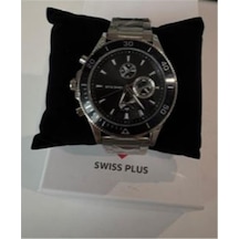 Swiss Plus Man Watch Basic Seri Model-7 St3504ags Lüx Black-silver Diğer