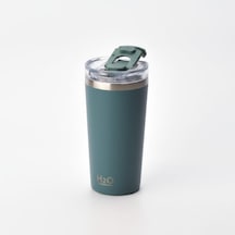 Tr Ml Pipetli Ve Ağızlıklı Çelik Termos Kupa - Çift Fonksiyonlu Kapak - Soğuk Tutan Seyahat Bardağı Travel Mug Diğer