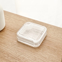 Çok Fonksiyonlu Ağız Bakımı Saklama Kutusu Görünmez Parantez Tutucu Diş Ipi Transparent