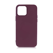 Mobilteam Apple iPhone 13 Pro Max Uyumlu Lsr Lansman Kılıf-mürdüm Mürdüm