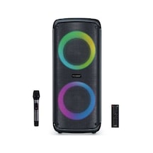 Leader LP-6040 6.5 incx2 RGB Taşınabilir Ses Sistemi
