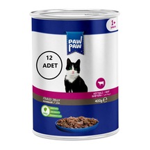 Joleli Biftek Etli Yetişkin Kedi Konservesi 400gr 12'li