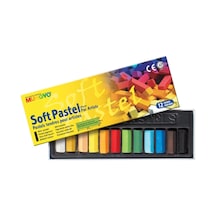 Mungyo Mps-12 Pastel Boya Yumuşak Köşeli 1/2 Toz Pastel, 12 Renk Genel