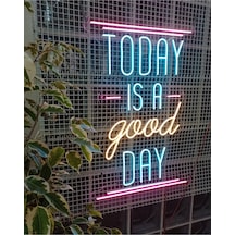 Neon Led Işık Gece Lambası Today Renkli