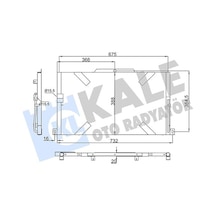 Kale 358765 Klima Radyatörü Dt244 Dt224 Defender L316 07 16 Lr025985-jrb000051 -