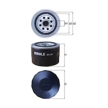 Yağ Filtresi - Dacia 1309, 1310, 1300, 1410, 1325, Nova - Mahle-oc384 16752730