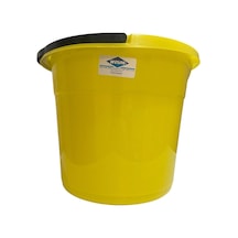 Wespa Sarı Plastik Su Kovası, 3 No, Siyah Kulplu, Dayanıklı Temizlik Malzemesi 10 Litre Diğer