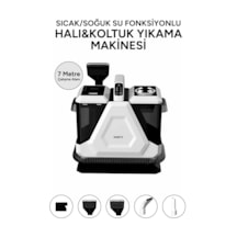 Whirtz Sıcak/soğuk Fonksiyonlu Halı Yıkama Makinesi Beyaz
