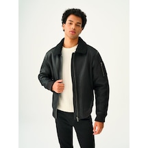 Loft Regular Fit Erkek Mont Lf2036720 Q1.v1 Siyah