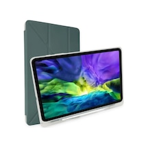 Newface - 969 - Apple İpad Uyumlu 2022 10.9 10.nesil Kılıf Kalemlikli Mars Tablet Kılıfı - - Kmrsfres - Koyu Yeşil