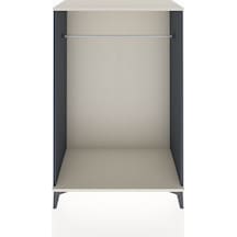 Hyperion Dolap Tek Askılı 88x44x134 Antrasit-aytaşı Antrasit