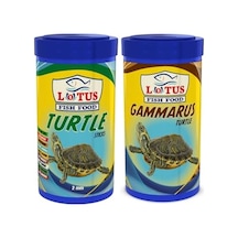 Turtle 100 Ml + Gammarus 100 Ml Kaplumbağa Ve Sürüngen Yemi