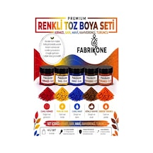 5'li Set Premium Parafin Soya Wax Toz Mum Boyası Hobi Seti - 5 Cc Kırmızı, Sarı, Mavi, Kahverengi, Turuncu Bkfab5ksrmkht5g Karışık