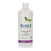 Ecos3 Organik & Hipoalerjenik Yüzey Temizleyici 1000 Ml 1 Paket 1 X 1000 Ml 1000'li Set