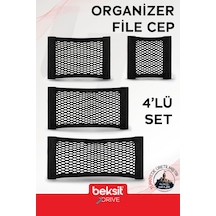 Drıve Araç İçi Organizer Cep File 4'lü Set