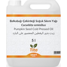 Tito Balkabağı Çekirdeği Soğuk Sıkım Yağı Cucurbita Seminibus 5 L