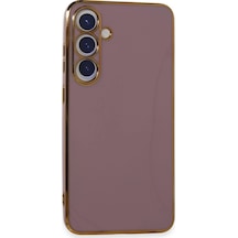 Mey İthalat Samsung Uyumlu Galaxy S24 Plus Kılıf Volet Silikon - Mor
