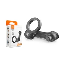 Subzero Araç İçi Premium Telefon Tutucu Izgara Kancalı 360 Derece Magnetik Dönebilen Telefon Tutucu Hr89 Siyah