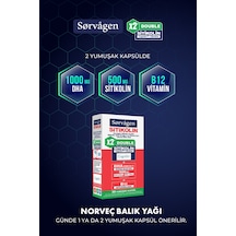 Double Sitikolin 250 Mg , Dha Omega 3 Ve B12 30 Kapsül