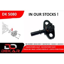 Dekar Vakum Pompa Valfi Peugeot Partner-p2008-p207-p301-p308-p508-p3008-p3008-p5008-expert Cıtroen C3-c4-c -elysee-berlıngo-ds3-ds4-jumpy 10 Ford Focus Iıı 11 Connect 14 1.6 Tdcı Dv6c Dk5080 9850109580 Fm5q 2a451 Aa 1785236