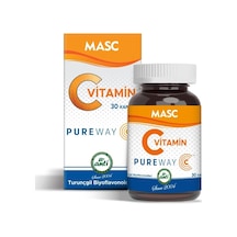 Maskül Pureway C Vitamini Gıda Takviyesi 30 Kapsül