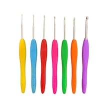 Şenelyün Şenel Yün Silikon Saplı Yün Tığ Set Çantalı Set İçi Tığ No: 2mm, 2.5mm, 3mm, 3.5mm, 4mm, 4.5mm, 5mm