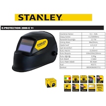 Stanley E-protection 2000-e11 Kaynak Maskesi