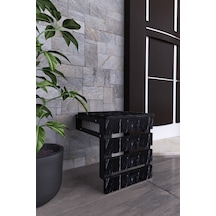 Moka Park Avm Akasya Duvara Monte Katlanabilir Tabure Siyah