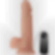 Morgece 21,8 Cm Titreşimli Realistik Vantuzlu Kalın Dildo 94790741