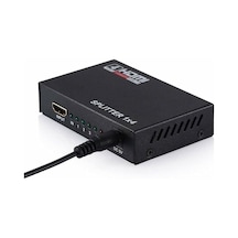 4 Port FHD HDMI 1080P Splitter Metal Kasa Çoklayıcı Switch Çoğal