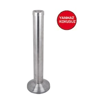 Boru Tipi Küllük Paslanmaz Çelik Ss304 Çap 10.5 Yükseklik 83 CM