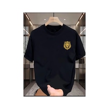 Medinenur King Baskılı Basic T-shirt Siyah