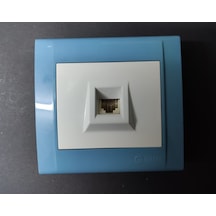 Makel Defne Telefon Prizi Pastel Mavi Çerçeveli
