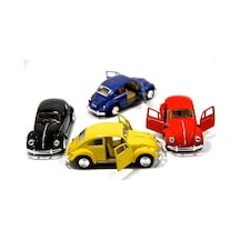 1967 Volkswagen Classical Beetle 1:32 Metal Çek Bırak Araba