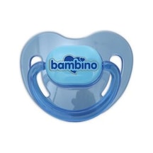 Bambino Renkli Damaklı Emzik 0-6 Ay - Mavi