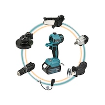 Prohummer Ph191 Multievo 6 Başlıklı Set 58vf Çok Amaçlı Şarjlı Set Takımı 58vf