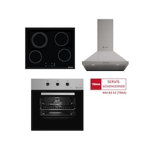 Thor Teka Milano TO 663 SS + KBC 64710 TCS BK + ACW 63020 KOS IX  Ankastre Set