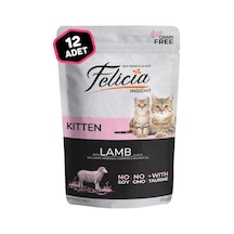 Felicia Kitten Kedi Pouch Kuzu 85 Gr X 12