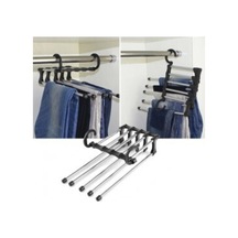 Pantolon Askılık 5 Li Hareketli Askı Beyaz Metal Yeşil Diğer