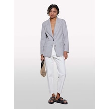 Sisley %100 Pamuk Taş Yıkama Normal Bel Mom Fit Denim Pantolon Kadın Krem Denim Pantolon - 325p4tfhle04ı Beyaz