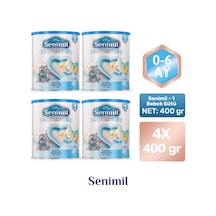 Senimil 1 Bebek Sütü 400 G 4 Adet