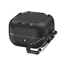 Samsung Galaxy Buds 4 Pro Ve Buds 4 İle Uyumlu Mat Karbon Fiber Dokulu Darbelere Dayanıklı Prem