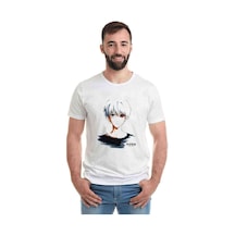 Anime Tokyo Ghoul Anteiku Baskılı Beyaz Erkek Tshirt (530991183)